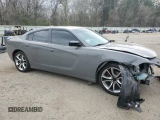 2018 Dodge Charger SXT Plus with VIN 2C3CDXHG0JH134729, listed as a Copart auction lot 48960975 with 81,950 mi miles and Salvage Title. Bid and sale history available at DreamBid. Image 4.