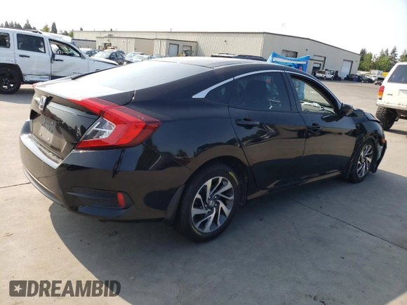 2016 Honda Civic Sedan EX with VIN 2HGFC2F73GH521819, listed as a Copart auction lot 65347194 with 0 mi miles and Salvage Title. Bid and sale history available at carsss.com. Image 3.