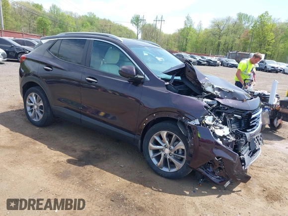 2021 Buick Encore GX Select with VIN KL4MMDSL3MB090477, listed as a IAAI auction lot 42168304 with 46,132 mi miles and . Bid and sale history available at DreamBid. Image 1.