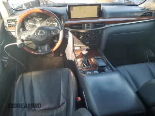 2018 Lexus LX with VIN JTJHY7AX2J4264876, listed as a Copart auction lot 46104975 with 25,466 mi miles and Salvage Title. Bid and sale history available at carsss.com. Image 8.