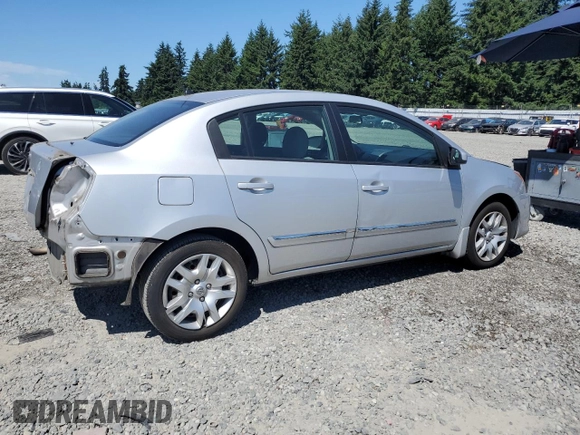 2012 Nissan Sentra S with VIN 3N1AB6AP3CL693041, listed as a Copart auction lot 63738415 with 144,112 mi miles and Salvage title. Bid and sale history available at DreamBid. Image 3.