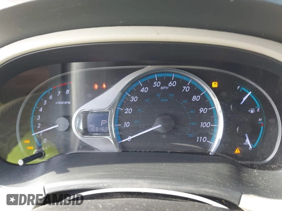 2014 Toyota Sienna Ltd with VIN 5TDDK3DC0ES091759, listed as a IAAI auction lot 41150493 with 155,165 mi miles. Bid and sale history available at carsss.com. Image 7.