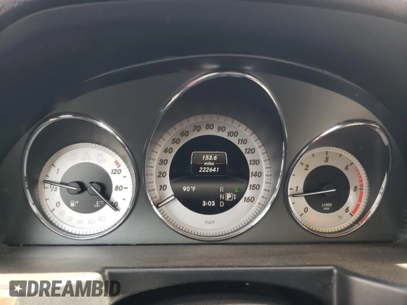 2014 Mercedes-Benz GLK 250 with VIN WDCGG0EB0EG256166, listed as a Copart auction lot 65959414 with 222,641 mi miles and Salvage Title. Bid and sale history available at DreamBid. Image 9.