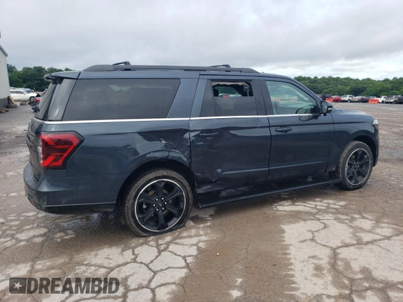 2024 Ford Expedition Max Limited z VIN 1FMJK2A8XREA45702, wystawiony jako Copart lot #61544555 z przebiegiem 17 179 mil mil oraz Szkoda całkowita • Salvage title. Historia ofert i sprzedaży dostępna na DreamBid. Obrazek 3.