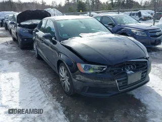 2015 Audi A3 2.0T Premium Plus with VIN WAUEFGFFXF1129971, listed as a IAAI auction lot 41592271 with 127,157 mi miles. Bid and sale history available at carsss.com. Image 1.