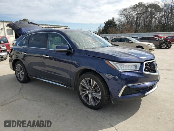 2018 Acura MDX w/Technology Pkg with VIN 5J8YD4H53JL024292, listed as a Copart auction lot 46288175 with 106,401 mi miles and Salvage Title. Bid and sale history available at carsss.com. Image 4.