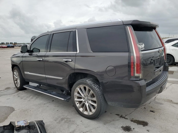 2017 Cadillac Escalade Premium Luxury with VIN 1GYS3CKJ3HR397003, listed as a Copart auction lot 57629104 with 104,645 mi miles and Salvage Title. Bid and sale history available at carsss.com. Image 2.