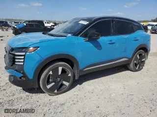 2025 Nissan Kicks SR with VIN 3N8AP6DA7SL331030, listed as a Copart auction lot 49519155 with 1,656 mi miles and Salvage Title. Bid and sale history available at carsss.com. Image 1.