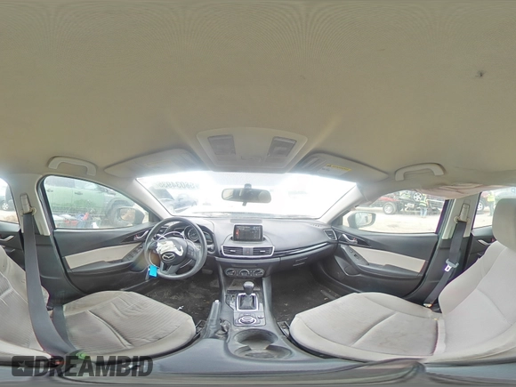 2015 Mazda 3 i Sport with VIN 3MZBM1U73FM130156, listed as a Copart auction lot 56034935 with 154,560 mi miles and Salvage title. Bid and sale history available at DreamBid. Image 14.