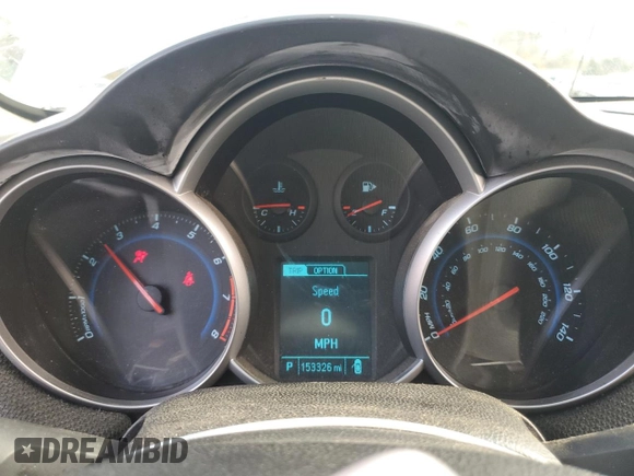 2014 Chevrolet Cruze 1LT with VIN 1G1PC5SB6E7454651, listed as a Copart auction lot 82381564 with 153,326 mi miles and Salvage Title. Bid and sale history available at carsss.com. Image 9.