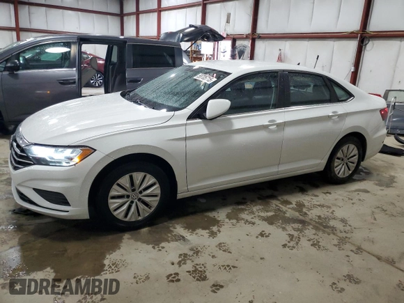 2020 Volkswagen Jetta S with VIN 3VWC57BU6LM104546, listed as a Copart auction lot 58705715 with 76,696 mi miles and Salvage title. Bid and sale history available at DreamBid. Image 1.