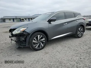 2016 Nissan Murano S with VIN 5N1AZ2MGXGN118059, listed as a Copart auction lot 43578865 with 175,921 mi miles and Salvage Title. Bid and sale history available at carsss.com. Image 1.