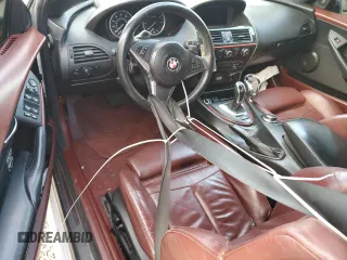 2008 BMW 6 Series 650i with VIN WBAEB53528CX63116, listed as a Copart auction lot 87791055 with 0 mi miles and Salvage Title. Bid and sale history available at carsss.com. Image 8.