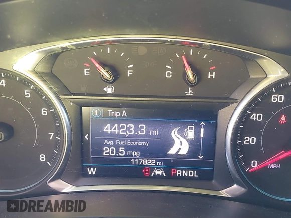 2020 Chevrolet Equinox LT with VIN 2GNAXUEV2L6208430, listed as a IAAI auction lot 41217793 with 117,822 mi miles and . Bid and sale history available at DreamBid. Image 15.