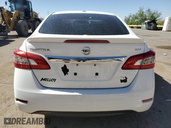 2015 Nissan Sentra SV z VIN 3N1AB7AP0FY259379, wystawiony jako Copart lot #53392085 z przebiegiem 83 882 mil mil oraz Szkoda całkowita • Salvage title. Historia ofert i sprzedaży dostępna na DreamBid. Obrazek 6.