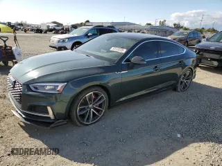 2018 Audi S5 Sportback Premium Plus z VIN WAUB4CF56JA115809, wystawiony jako Copart lot #53723235 z przebiegiem 50 430 mil mil oraz Szkoda całkowita • Salvage title. Historia ofert i sprzedaży dostępna na DreamBid. Obrazek 1.