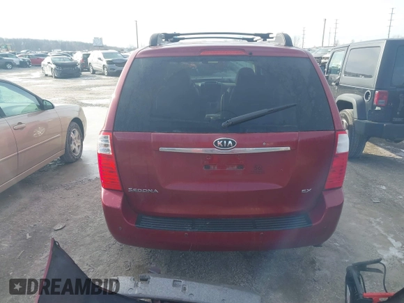 2008 Kia Sedona LX with VIN KNDMB233186264043, listed as a IAAI auction lot 41462661 with 183,763 mi miles. Bid and sale history available at carsss.com. Image 17.