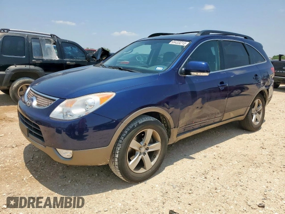2008 Hyundai Veracruz GLS with VIN KM8NU13C68U037348, listed as a Copart auction lot 58433215 with 81,012 mi miles and Salvage title. Bid and sale history available at DreamBid. Image 1.