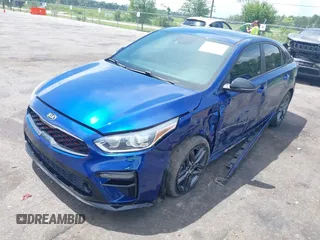 2021 Kia Forte GT-Line with VIN 3KPF34AD5ME280232, listed as a IAAI auction lot 42469251 with 33,275 mi miles and . Bid and sale history available at DreamBid. Image 2.