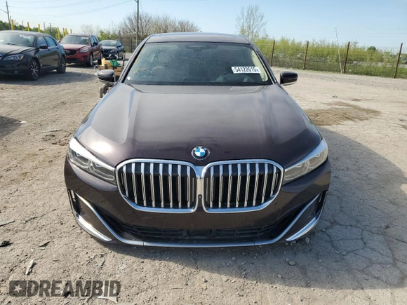 2020 BMW 7 Series 750i xDrive с VIN WBA7U2C02LGM27019, выставлен на аукционе Copart как лот 54122615 с пробегом Не указан миль и Списание • Salvage title. История ставок и продаж доступна на DreamBid. Изображение 5.
