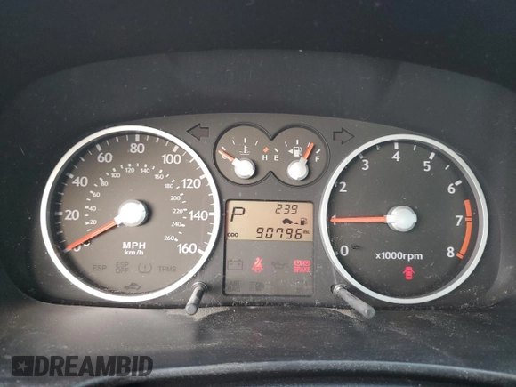 2006 Hyundai Tiburon GT z VIN KMHHN65F06U203701, wystawiony jako Copart lot #52374135 z przebiegiem 90 796 mil mil oraz Szkody całkowita. Historia ofert i sprzedaży dostępna na DreamBid. Obrazek 9.
