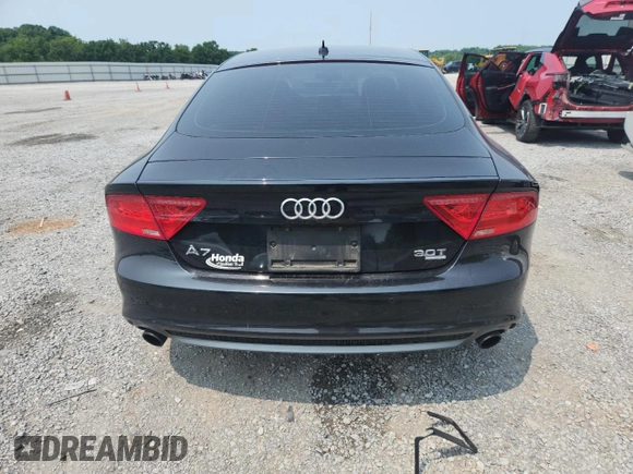 2012 Audi A7 Prestige with VIN WAU2GAFC1CN081915, listed as a Copart auction lot 59494105 with 169,556 mi miles and Salvage title. Bid and sale history available at DreamBid. Image 6.