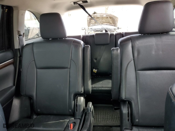 2015 Toyota Highlander Limited with VIN 5TDDKRFH9FS137585, listed as a Copart auction lot 49834255 with 138,281 mi miles and Salvage Title. Bid and sale history available at carsss.com. Image 10.