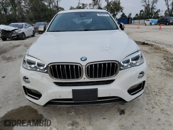 2015 BMW X6 xDrive50i with VIN 5UXKU6C55F0F94151, listed as a Copart auction lot 46826775 with 129,925 mi miles and Salvage Title. Bid and sale history available at carsss.com. Image 5.