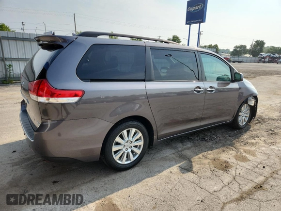 2011 Toyota Sienna XLE with VIN 5TDDK3DC6BS026264, listed as a Copart auction lot 60548865 with 147,516 mi miles and Salvage title. Bid and sale history available at DreamBid. Image 3.