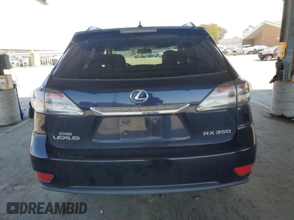 2010 Lexus RX 350 with VIN JTJBK1BA1A2413496, listed as a Copart auction lot 52710295 with 188,185 mi miles and Salvage Title. Bid and sale history available at carsss.com. Image 6.