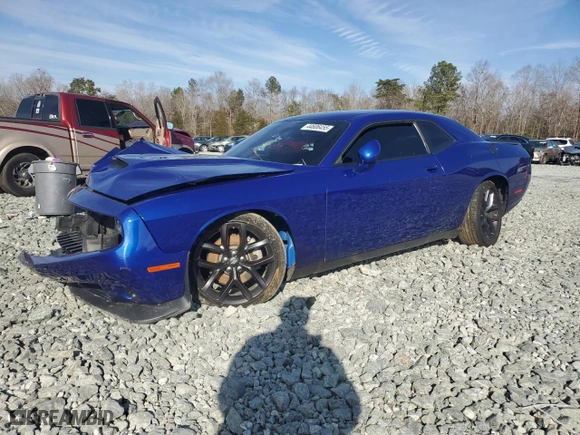 2022 Dodge Challenger GT with VIN 2C3CDZJG4NH151271, listed as a Copart auction lot 44606455 with 45,081 mi miles and Salvage Title. Bid and sale history available at carsss.com. Image 1.