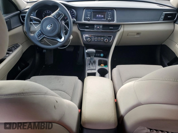 2016 Kia Optima LX with VIN KNAGT4L38G5106693, listed as a Copart auction lot 44399315 with 68,394 mi miles and Salvage Title. Bid and sale history available at carsss.com. Image 8.