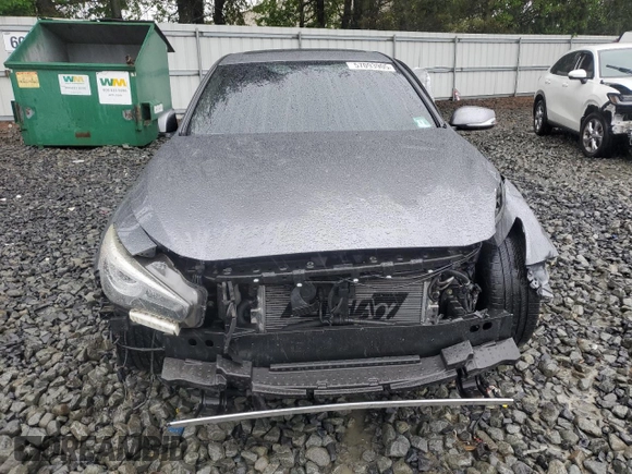 2018 Infiniti Q50 Luxe with VIN JN1EV7AR1JM433482, listed as a Copart auction lot 57093905 with Not provided miles and Salvage title. Bid and sale history available at DreamBid. Image 5.