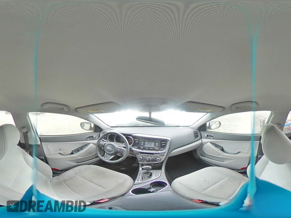2014 Kia Optima LX with VIN 5XXGM4A71EG275842, listed as a Copart auction lot 44703965 with 153,169 mi miles and Salvage Title. Bid and sale history available at carsss.com. Image 12.