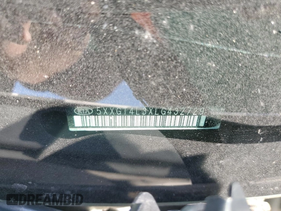 2020 Kia Optima LX z VIN 5XXGT4L3XLG432729, wystawiony jako Copart lot #47398654 z przebiegiem Nie podano mil oraz Nie do naprawy • Non repairable. Historia ofert i sprzedaży dostępna na DreamBid. Obrazek 13.