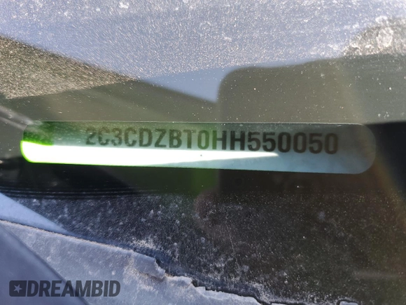 2017 Dodge Challenger R/T с VIN 2C3CDZBT0HH550050, выставлен на аукционе Copart как лот 54885365 с пробегом 120 062 миль миль и Списание • Salvage title. История ставок и продаж доступна на DreamBid. Изображение 13.