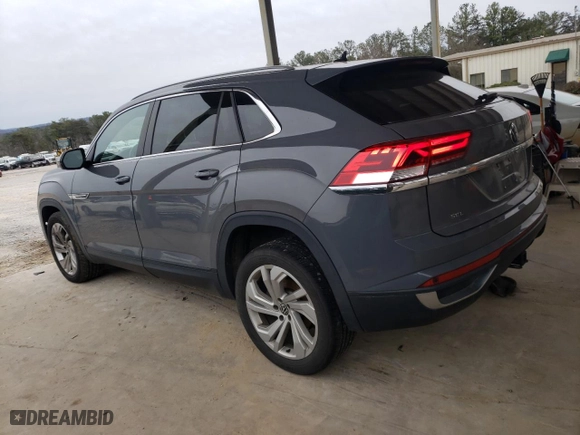 2020 Volkswagen Atlas Cross Sport 3.6L V6 SEL with VIN 1V2ME2CA4LC210234, listed as a Copart auction lot 89337285 with 58,492 mi miles and Salvage Title. Bid and sale history available at carsss.com. Image 2.