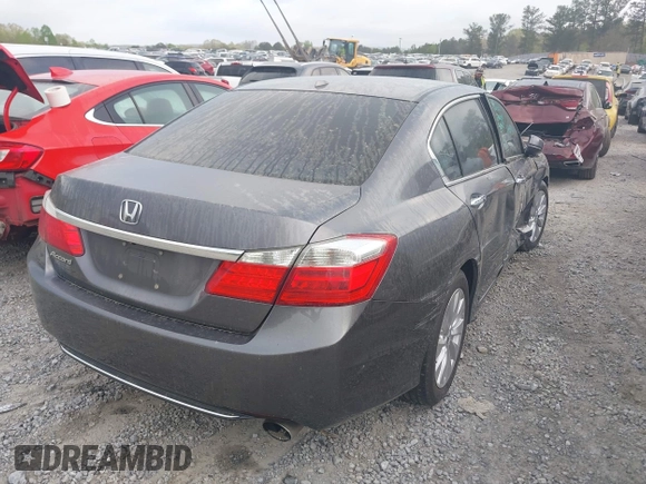 2014 Honda Accord EX-L with VIN 1HGCR2F81EA039470, listed as a IAAI auction lot 41948055 with 207,279 mi miles and . Bid and sale history available at carsss.com. Image 4.