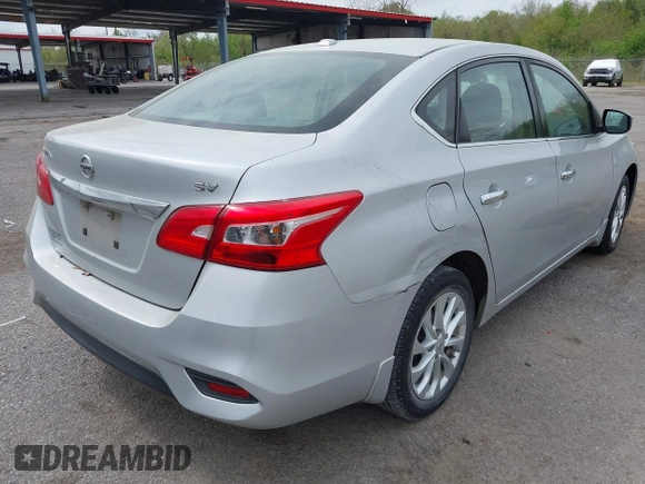 2017 Nissan Sentra SV with VIN 3N1AB7AP7HY384902, listed as a IAAI auction lot 41891665 with 107,439 mi miles and . Bid and sale history available at DreamBid. Image 4.