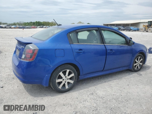 2012 Nissan Sentra SR with VIN 3N1AB6AP9CL715446, listed as a Copart auction lot 53681755 with 135,578 mi miles and Salvage Title. Bid and sale history available at DreamBid. Image 3.