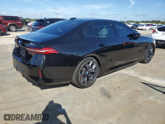 2024 BMW i5 M60 z VIN WBY43FK00RCP12947, wystawiony jako Copart lot #73754024 z przebiegiem Nie podano mil oraz Szkoda całkowita • Salvage title. Historia ofert i sprzedaży dostępna na DreamBid. Obrazek 3.