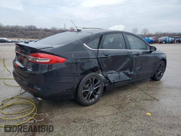 2018 Ford Fusion SE with VIN 3FA6P0HD4JR259241, listed as a Copart auction lot 51536565 with 84,877 mi miles and Salvage Title. Bid and sale history available at DreamBid. Image 3.