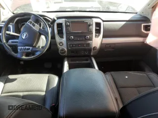 2017 Nissan Titan XD PRO-4X with VIN 1N6AA1F46HN529031, listed as a Copart auction lot 74314094 with 0 mi miles and Salvage Title. Bid and sale history available at carsss.com. Image 8.