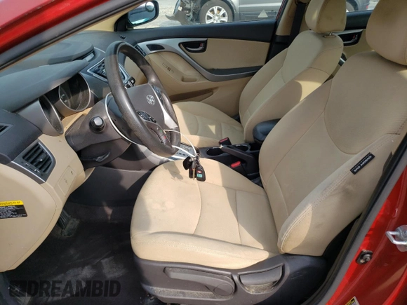 2011 Hyundai Elantra GLS with VIN KMHDH4AE1BU098653, listed as a Copart auction lot 61026235 with 142,046 mi miles and Clean title. Bid and sale history available at DreamBid. Image 7.