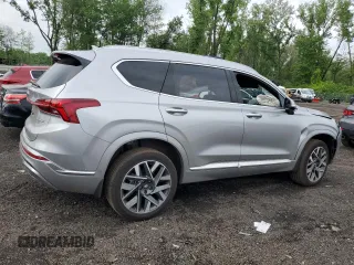 2023 Hyundai Santa Fe Calligraphy z VIN 5NMS5DAL1PH637726, wystawiony jako Copart lot #58415895 z przebiegiem 10 715 mil mil oraz Szkoda całkowita • Salvage title. Historia ofert i sprzedaży dostępna na DreamBid. Obrazek 3.