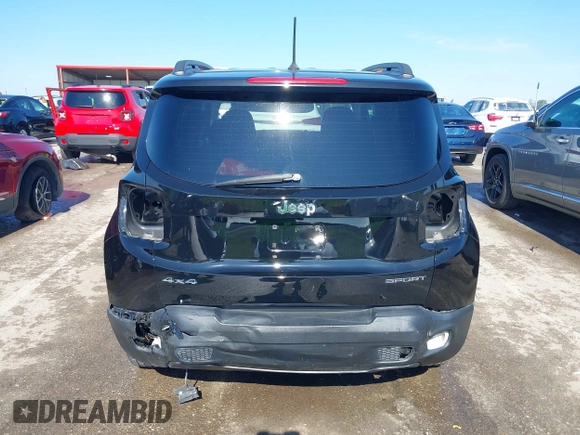 2017 Jeep Renegade Sport with VIN ZACCJBAB7HPE42978, listed as a IAAI auction lot 42348869 with 78,154 mi miles and . Bid and sale history available at DreamBid. Image 17.