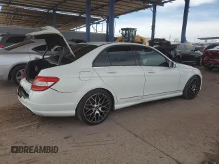 2011 Mercedes-Benz C with VIN WDDGF5EB2BA507943, listed as a Copart auction lot 52599975 with 123,581 mi miles and Salvage Title. Bid and sale history available at carsss.com. Image 3.