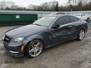 2013 Mercedes-Benz C 250 with VIN WDDGJ4HB5DG061341, listed as a Copart auction lot 89292125 with 116,843 mi miles and Salvage Title. Bid and sale history available at DreamBid. Image 1.