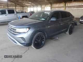 2022 Volkswagen Atlas SE with VIN 1V2HE2CA0NC228640, listed as a Copart auction lot 53285105 with 56,017 mi miles and Salvage title. Bid and sale history available at DreamBid. Image 1.