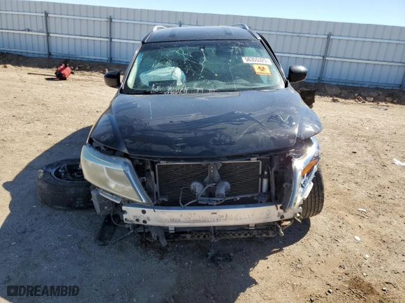 2016 Nissan Pathfinder S with VIN 5N1AR2MN4GC632192, listed as a Copart auction lot 50355325 with 0 mi miles and Salvage Title. Bid and sale history available at carsss.com. Image 5.